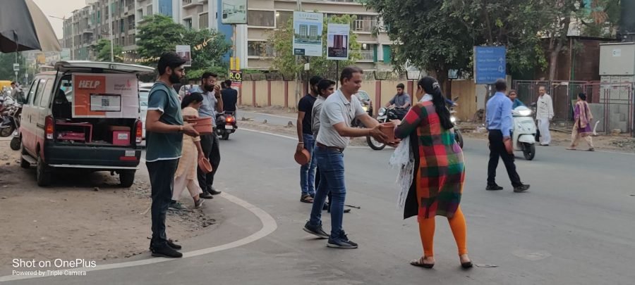 Pot Distribution, Gandhinagar, April 2024