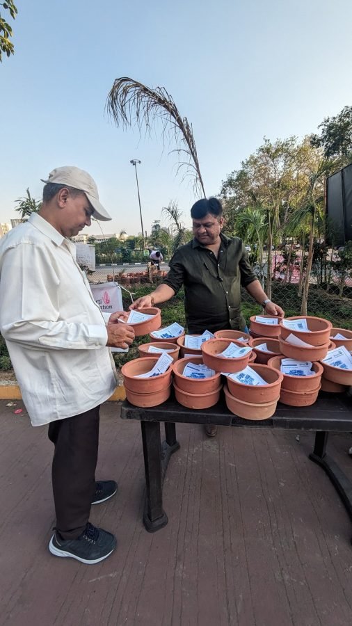 Pot Distribution, Gandhinagar, April 2024