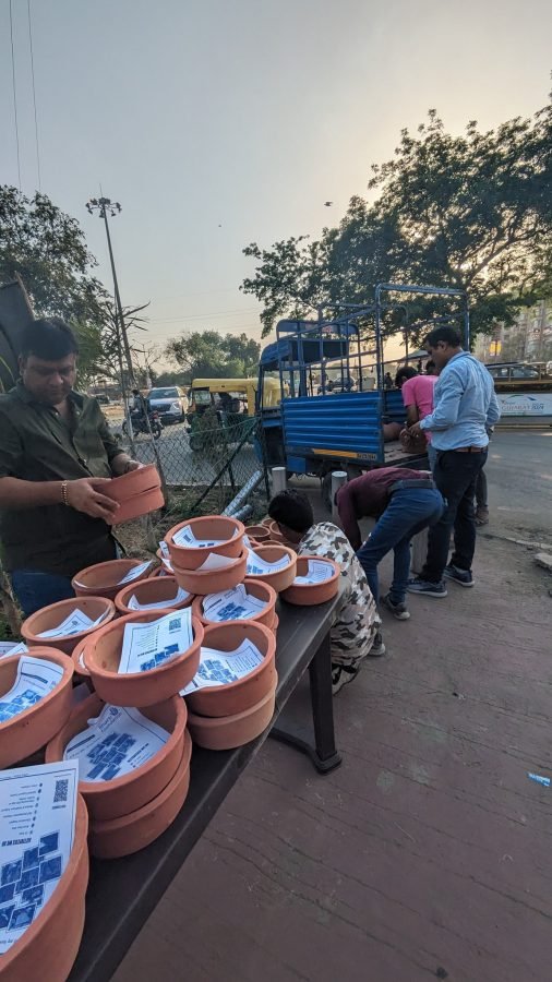 Pot Distribution, Gandhinagar, April 2024
