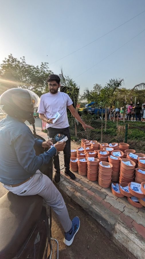Pot Distribution, Gandhinagar, April 2024