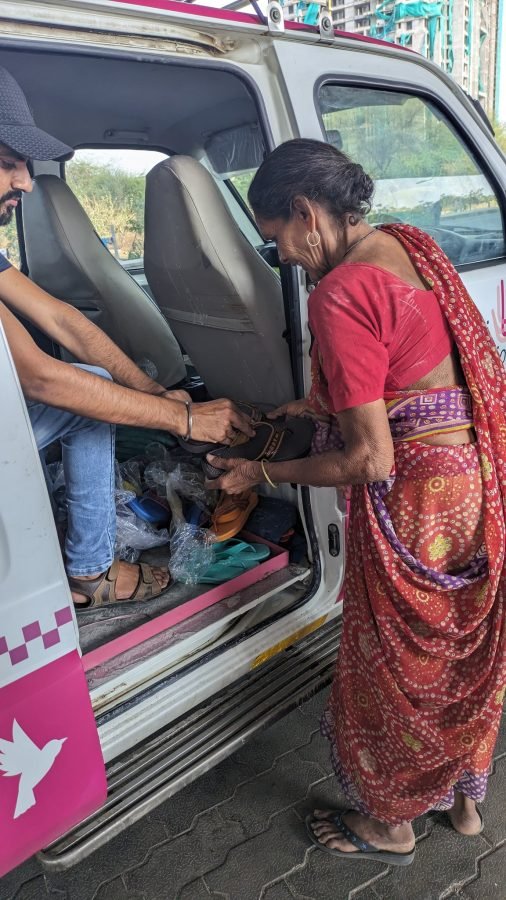 Slipper Distribution, Ahmedabad, May 2024