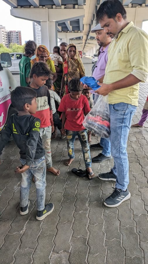 Slipper Distribution, Ahmedabad, May 2024