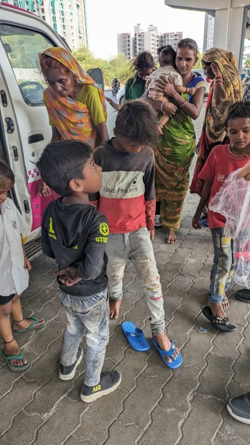 Slipper Distribution, Ahmedabad, May 2024