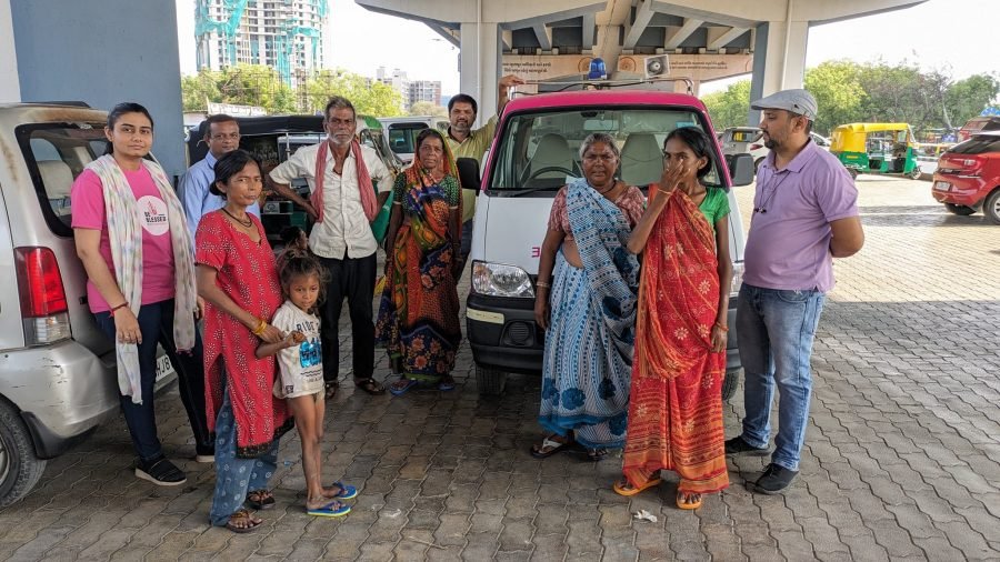 Slipper Distribution, Ahmedabad, May 2024