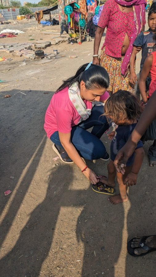 Slipper Distribution, Ahmedabad, May 2024