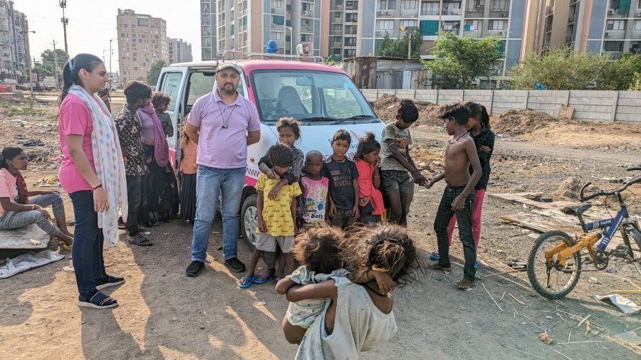 Slipper Distribution, Ahmedabad, May 2024