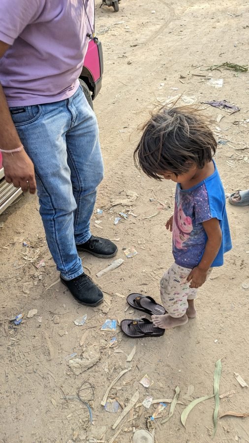 Slipper Distribution, Ahmedabad, May 2024