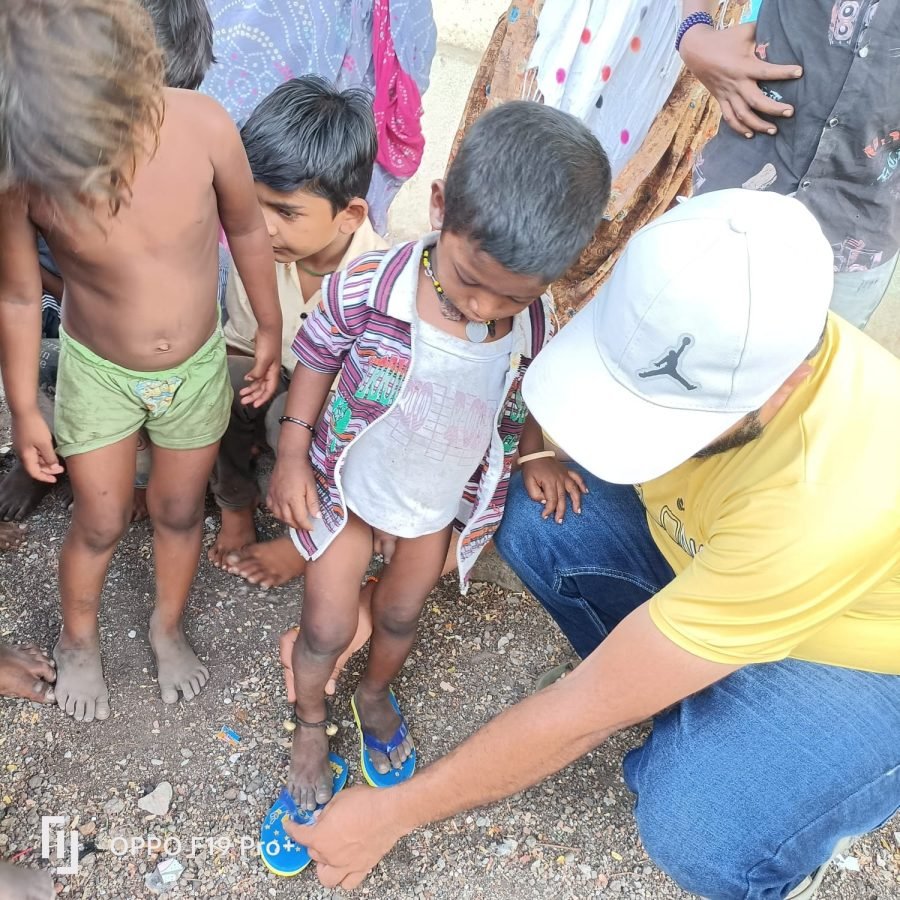 Slipper Distribution, Rajkot Railway Station, May 2024