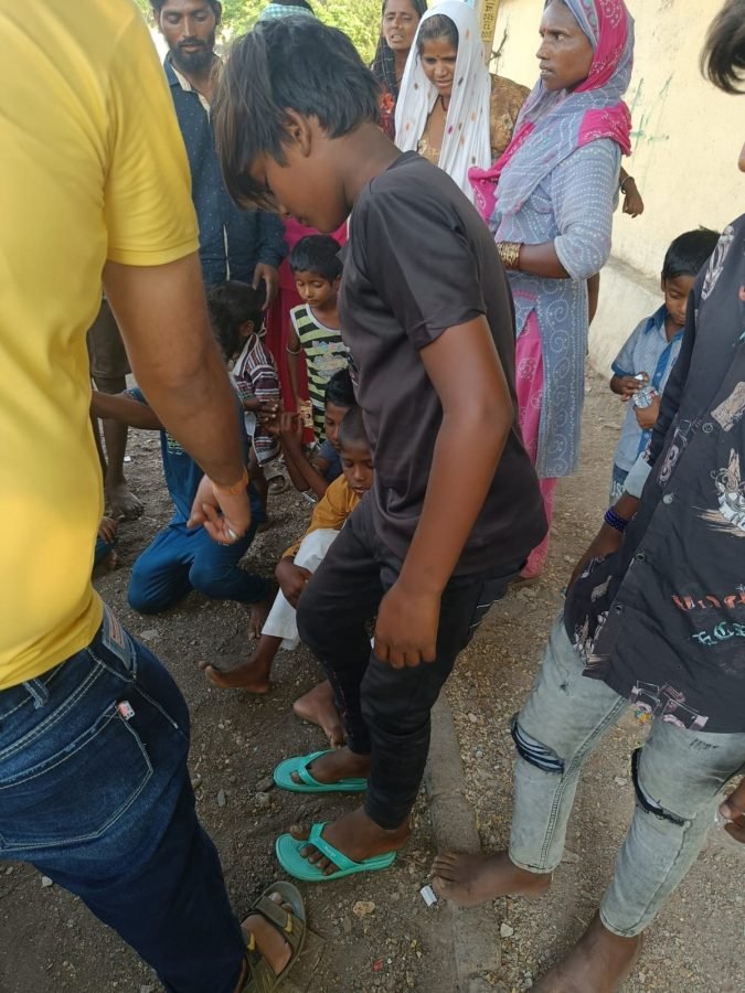 Slipper Distribution, Rajkot Railway Station, May 2024