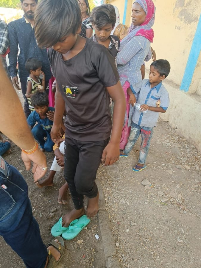 Slipper Distribution, Rajkot Railway Station, May 2024
