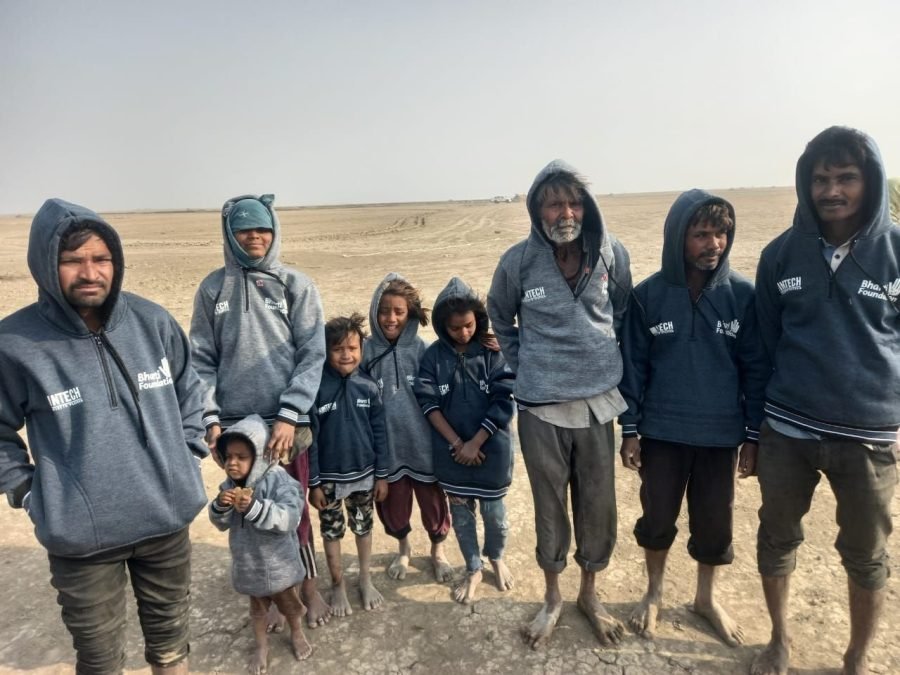 Jacket Distribution, Little Rann of Kutch, December 2024