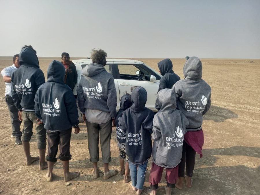 Jacket Distribution, Little Rann of Kutch, December 2024
