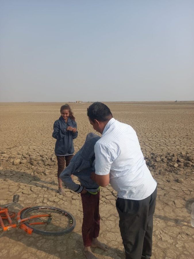 Jacket Distribution, Little Rann of Kutch, December 2024