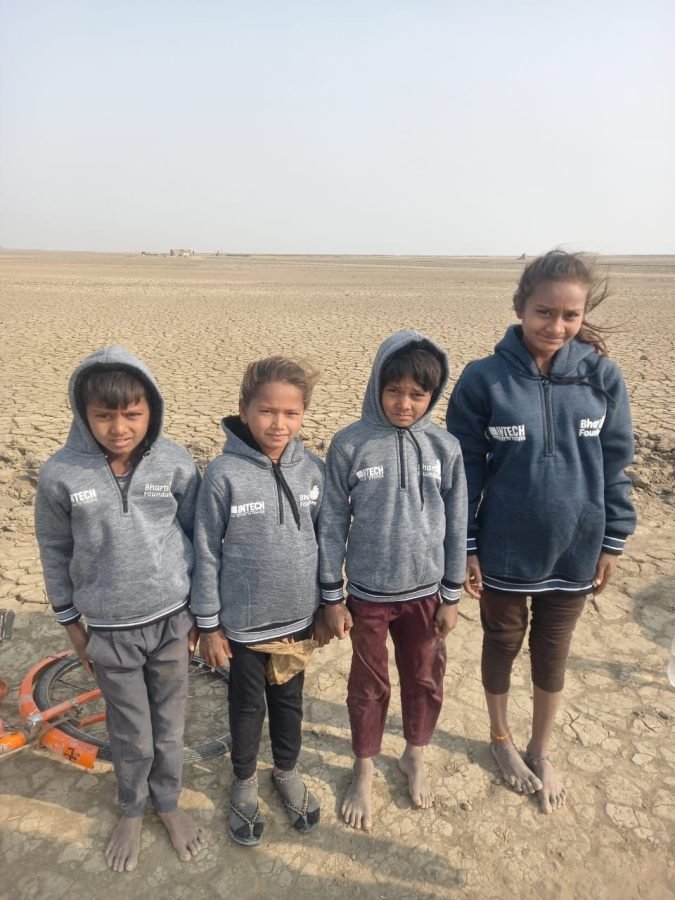Jacket Distribution, Little Rann of Kutch, December 2024