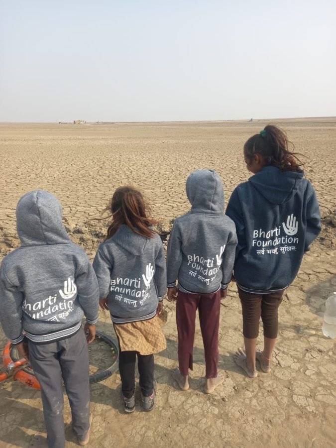 Jacket Distribution, Little Rann of Kutch, December 2024