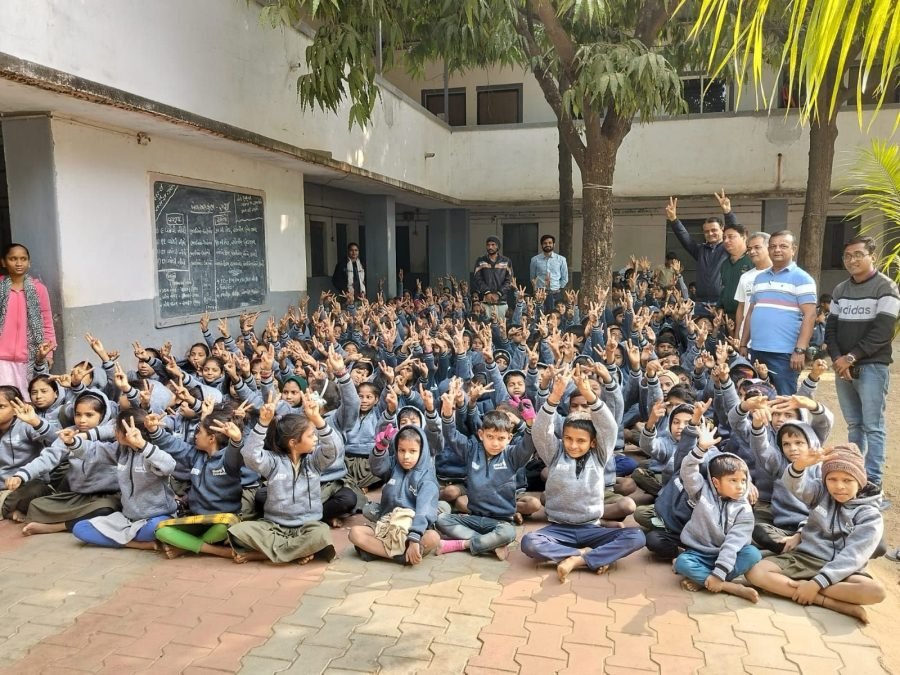 Jacket Distribution, Samel Pani, near Ambaji, December 2024