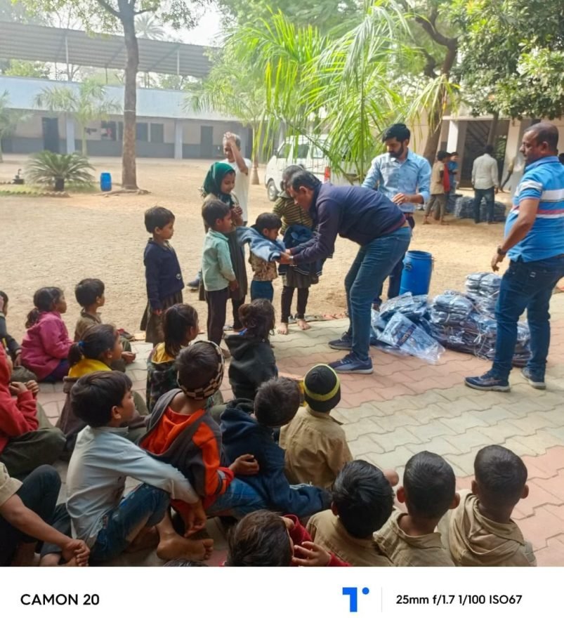 Jacket Distribution, Samel Pani, near Ambaji, December 2024