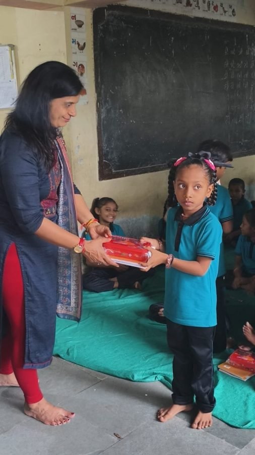 Notebook and Lunchbox Distribution, Alva Prathmik School, July 2025