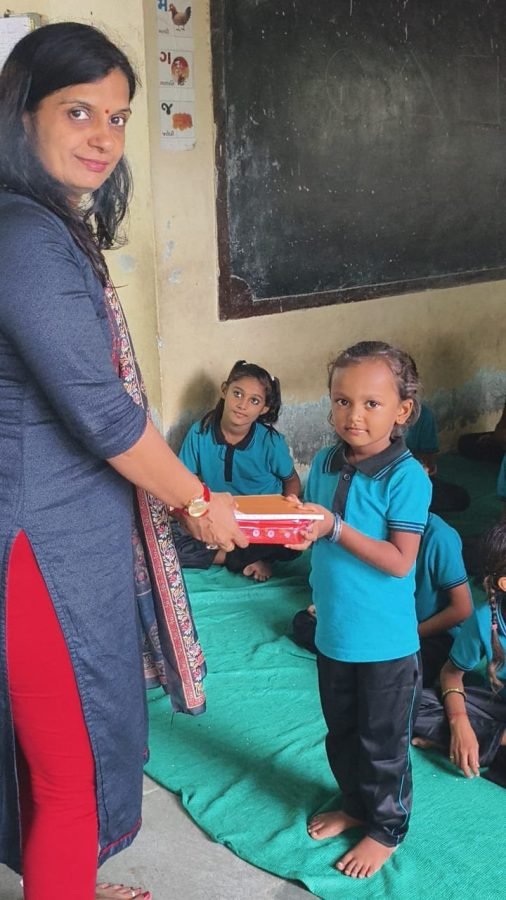 Notebook and Lunchbox Distribution, Alva Prathmik School, July 2025