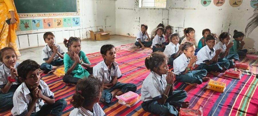 Notebook and Lunchbox Distribution, Alva Prathmik School, July 2025