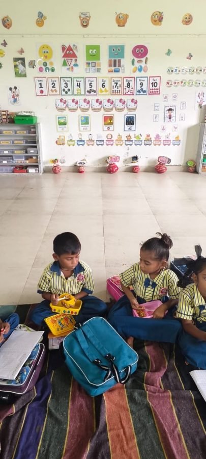 Notebook and Lunchbox Distribution, Alva Prathmik School, July 2025