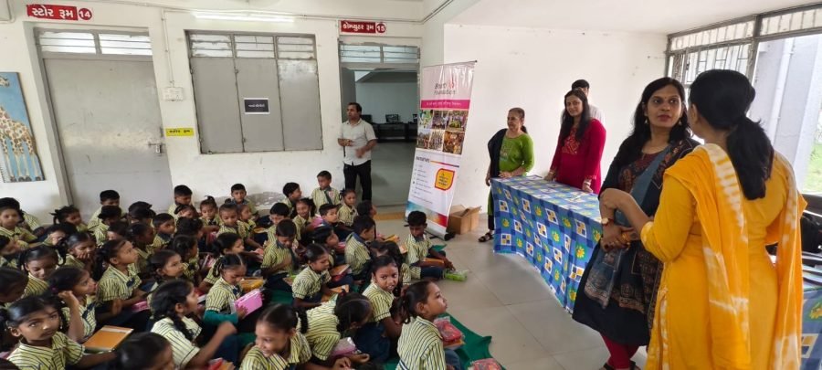 Notebook and Lunchbox Distribution, Alva Prathmik School, July 2025