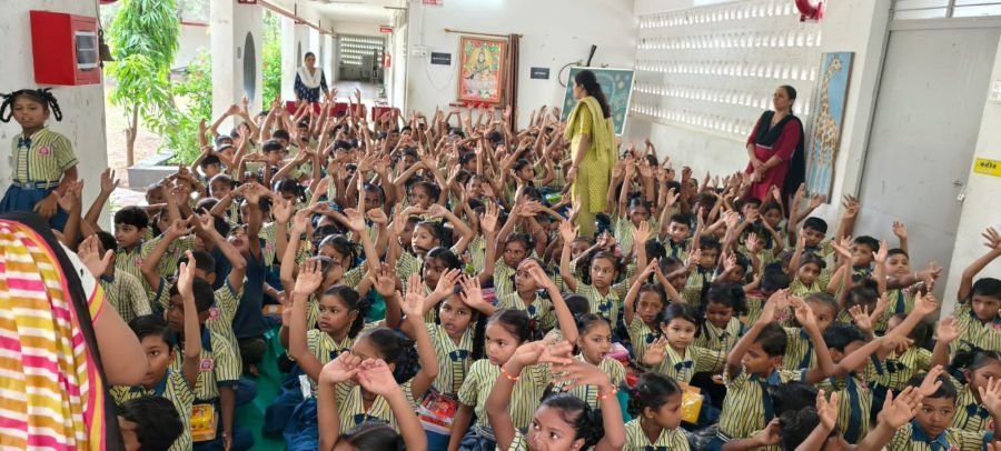 Notebook and Lunchbox Distribution, Alva Prathmik School, July 2025