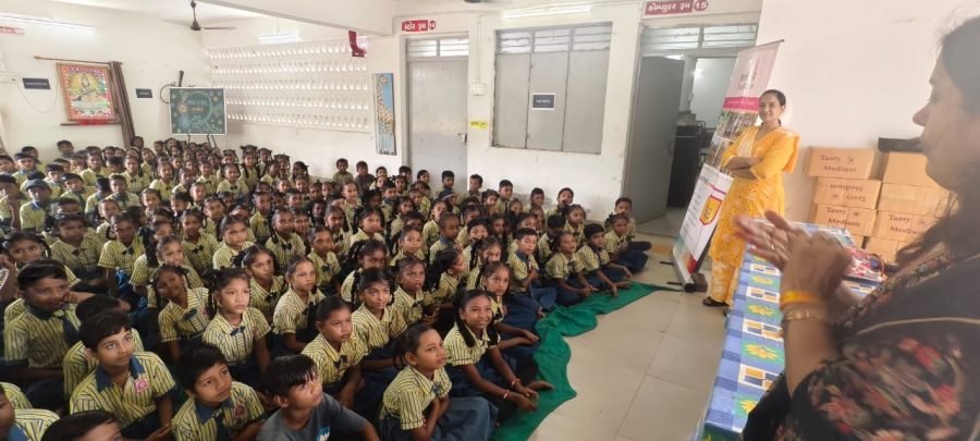 Notebook and Lunchbox Distribution, Alva Prathmik School, July 2025