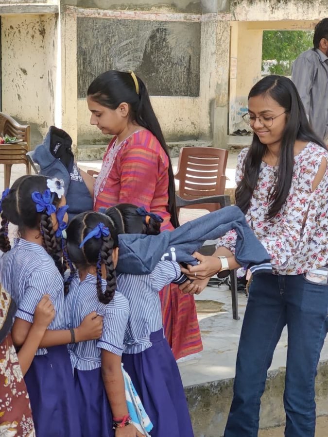 Jacket Distribution, Sihunj and Khesara, Kheda, October 2025