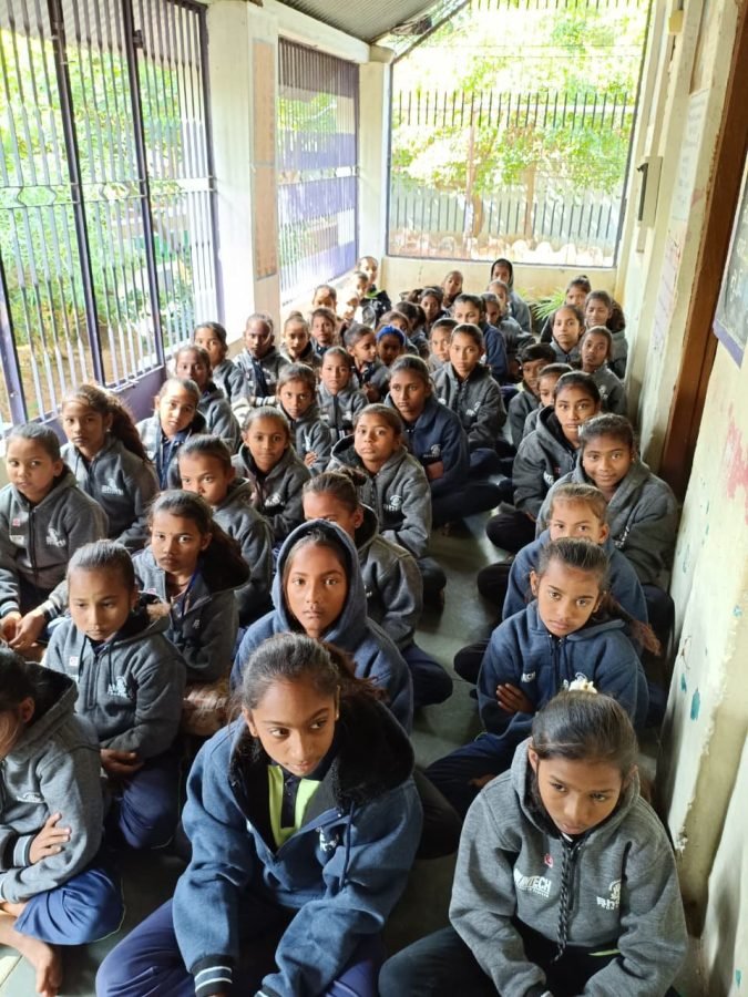 Jacket Distribution, Dhaniyol Prathmik School, Dahegam, November 2025