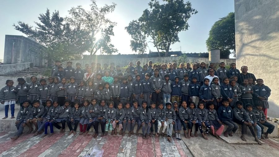Jacket Distribution, Jalaram and Adarsh Prathmik School, Lodhan Borgha Sihod, November 2025