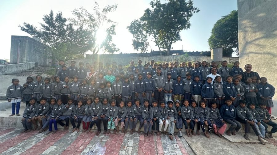Jacket Distribution, Jalaram and Adarsh Prathmik School, Lodhan Borgha Sihod, November 2025