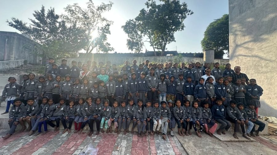 Jacket Distribution, Jalaram and Adarsh Prathmik School, Lodhan Borgha Sihod, November 2025