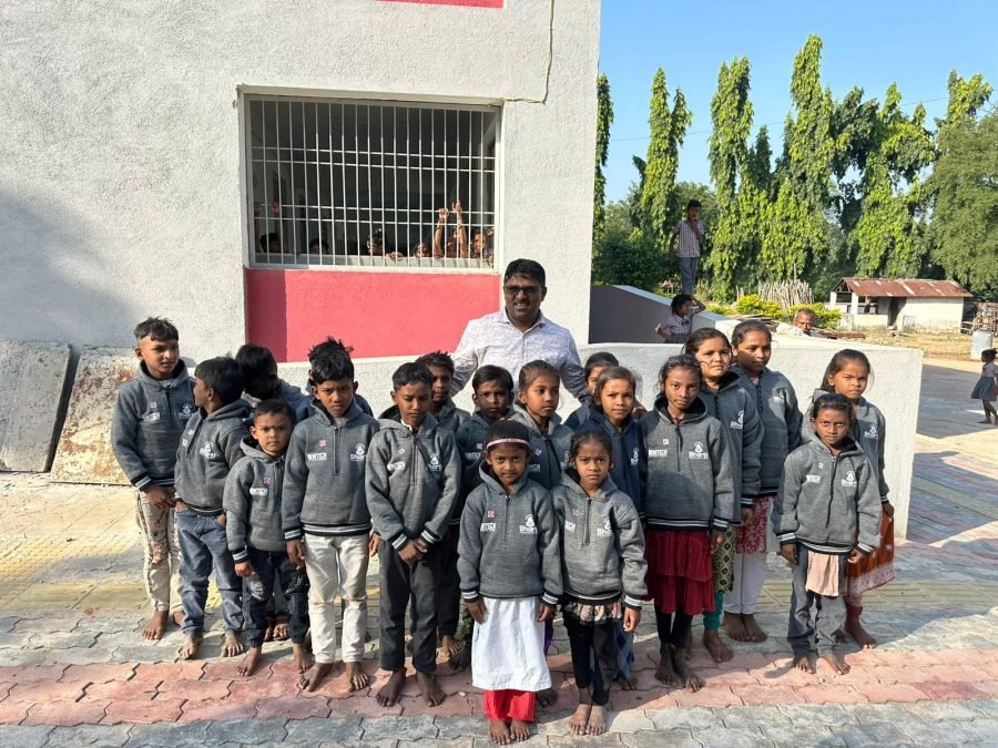 Jacket Distribution, Jalaram and Adarsh Prathmik School, Lodhan Borgha Sihod, November 2025