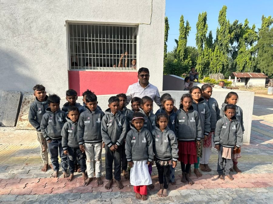 Jacket Distribution, Jalaram and Adarsh Prathmik School, Lodhan Borgha Sihod, November 2025