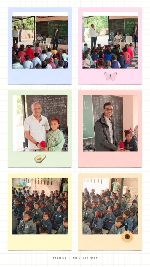 Jacket Distribution, Pinglaj Prathmik School, Mahemdabad, November 2025