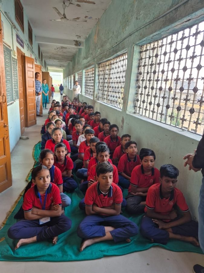 Jacket Distribution, Rajpur Gujarati School, Ahmedabad, November 2025