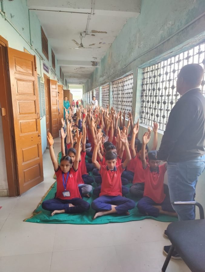 Jacket Distribution, Rajpur Gujarati School, Ahmedabad, November 2025