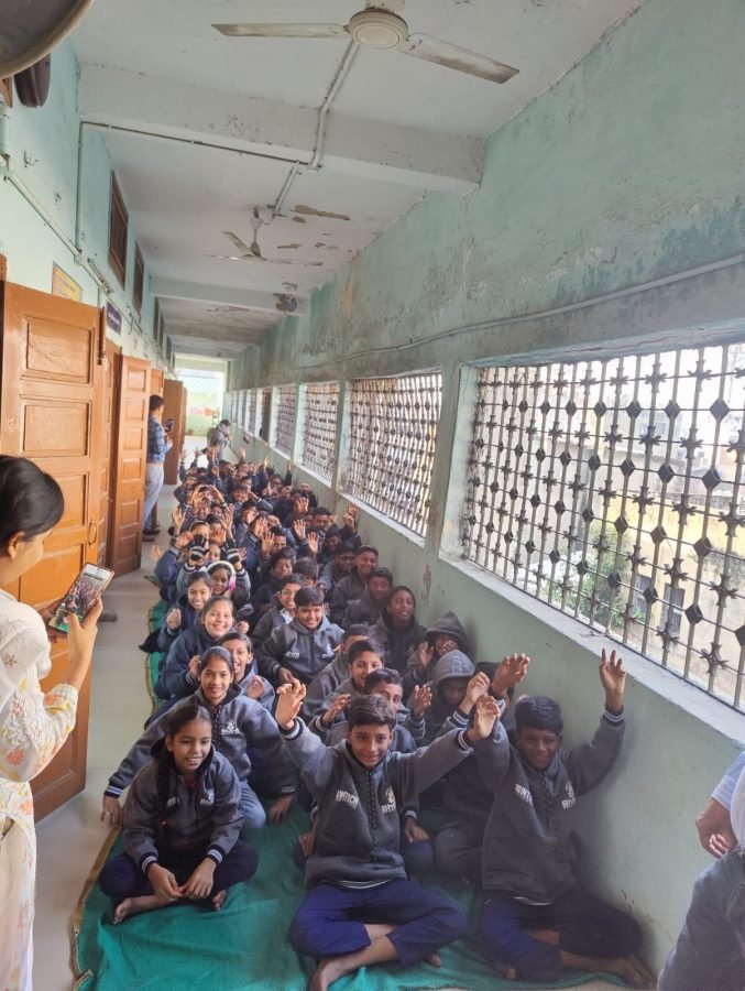 Jacket Distribution, Rajpur Gujarati School, Ahmedabad, November 2025
