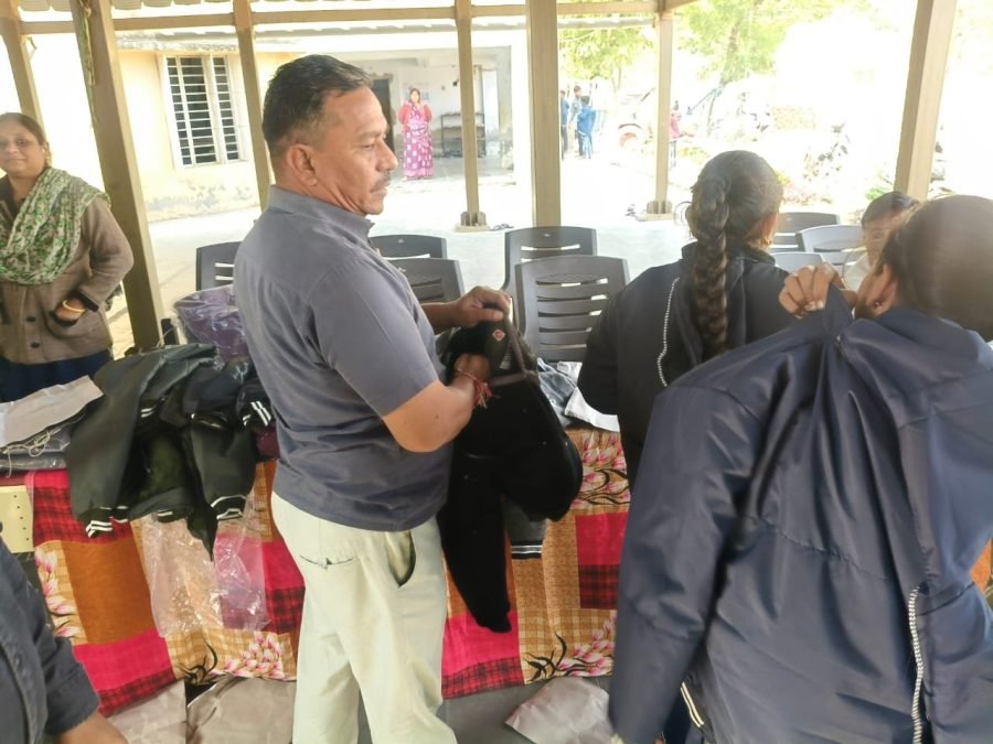 Jacket Distribution, Shri Sachana Pay Center School, November 2025