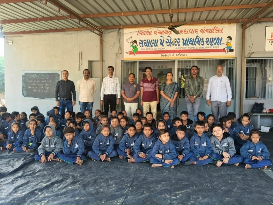 Jacket Distribution, Shri Sachana Pay Center School, November 2025