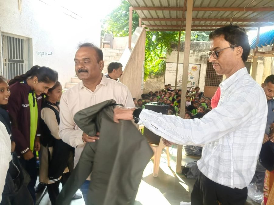 Jacket Distribution, Shri Sachana Pay Center School, November 2025