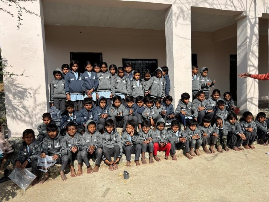 Jacket Distribution, Sri Bansilal Ramnath Agrawal High School, Matand, Rajasthan, December 2025