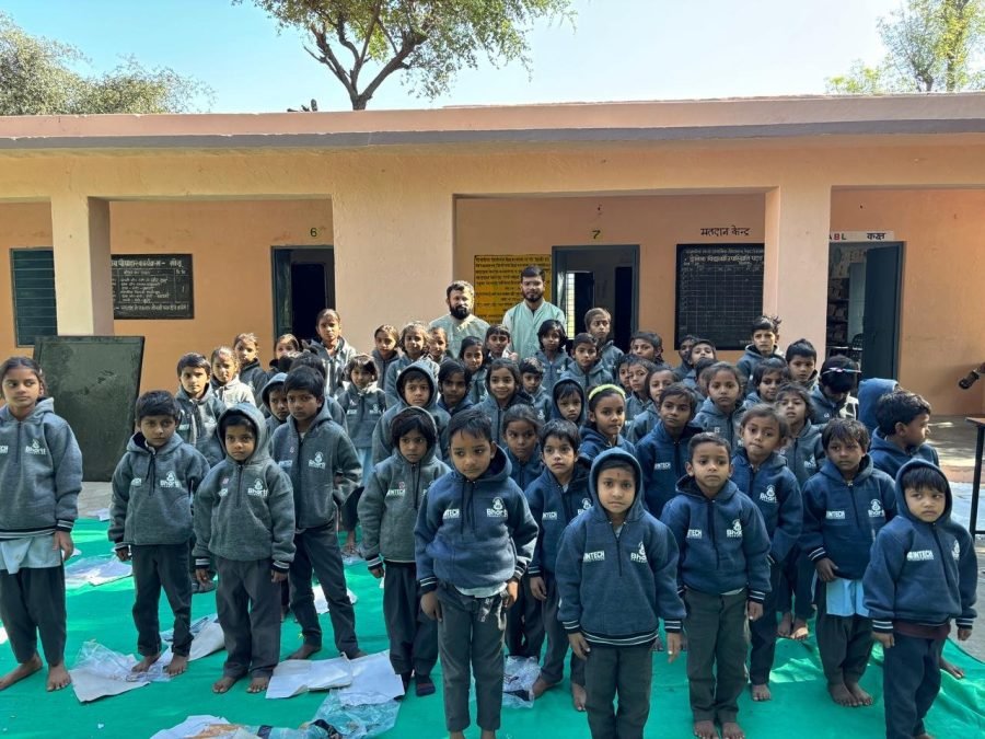 Jacket Distribution, Sri Bansilal Ramnath Agrawal High School, Matand, Rajasthan, December 2025